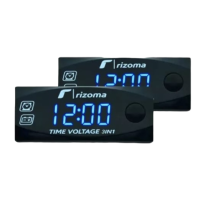 Volt Meter Motor Voltmeter Rizoma Volt Meter Rizoma Digital 2 In1 Accu AkiJam & Temperature Merk Rizoma Original