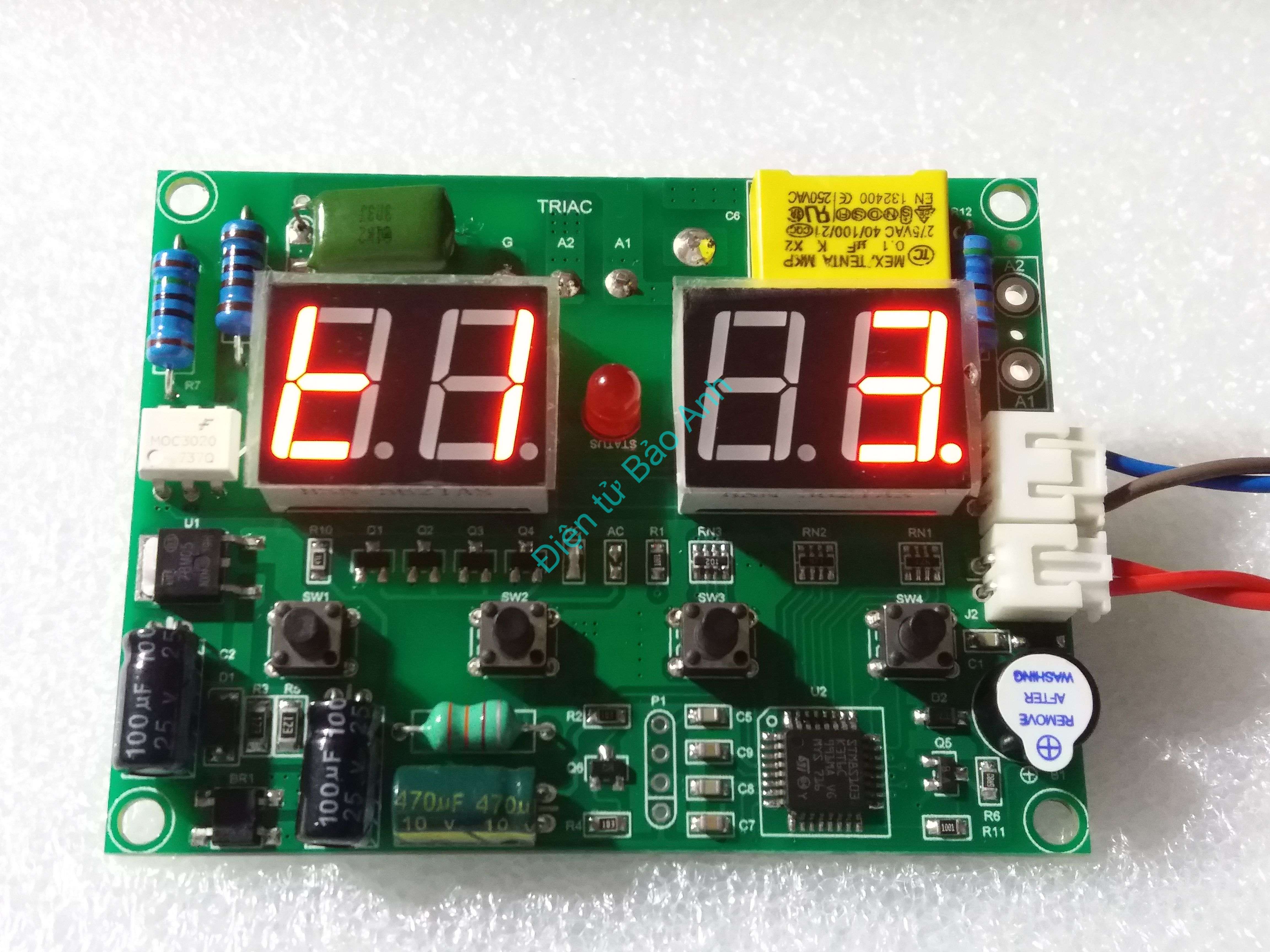 Mạch timer xung kép BAE-SW101 cho máy hàn cell pin dùng biến áp