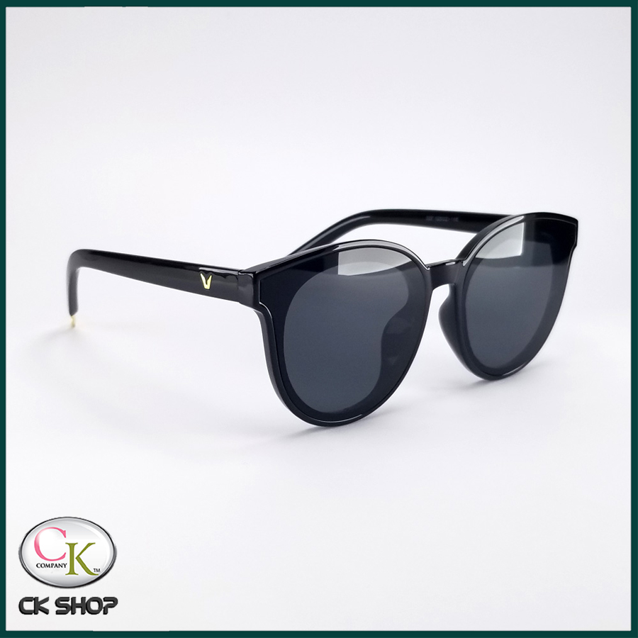 Kính mát nữ thời trang mắt mèo 7K 337 màu đen, nâu - Mắt kính nữ đi biển, chống tia UV
