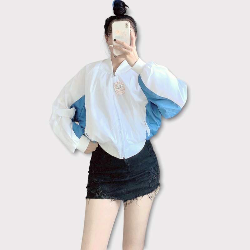 Áo khoác dù nữ mẫu mới lên form siêu chuẩn