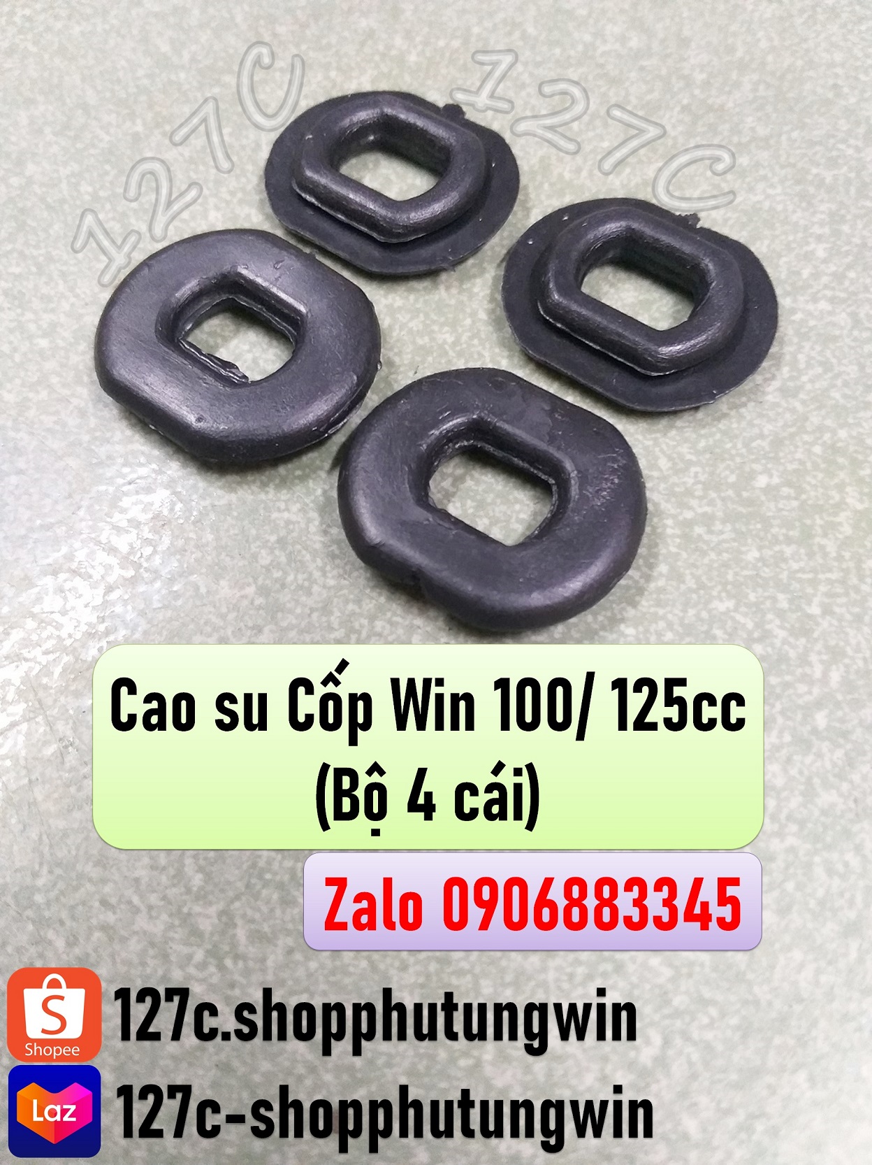 Cao su cốp win 100/ 125cc