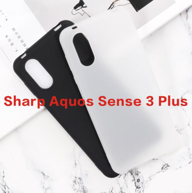 Ốp tpu mềm cho sharp aquos sense 3 plus ốp lưng bảo vệ điện thoại silicon gel