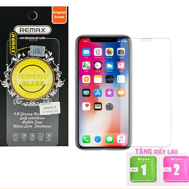 Kính cường lực ip remax xịn 0.1mm.