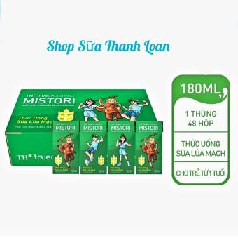 Thùng 48 hộp Sữa Ca cao Lúa mạch TH true CHOCOMALT MISTORI 180ml/Hộp
