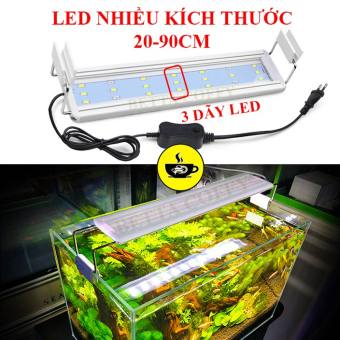 Đèn led máng cho hồ cá hồ thủy sinh từ 20 - 90cm
