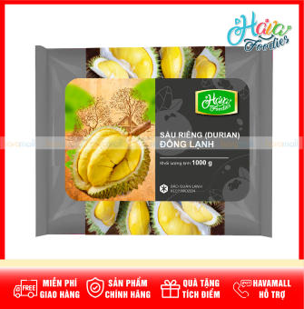 Sầu Riêng Nguyên Múi Đông Lạnh Hạt Lép Siêu Béo 1kg – Frozen Durian