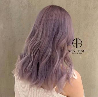 Kem nhuộm tóc màu Khói Ánh Tím – Blinkhair, tặng kèm trợ nhuộm và gang tay