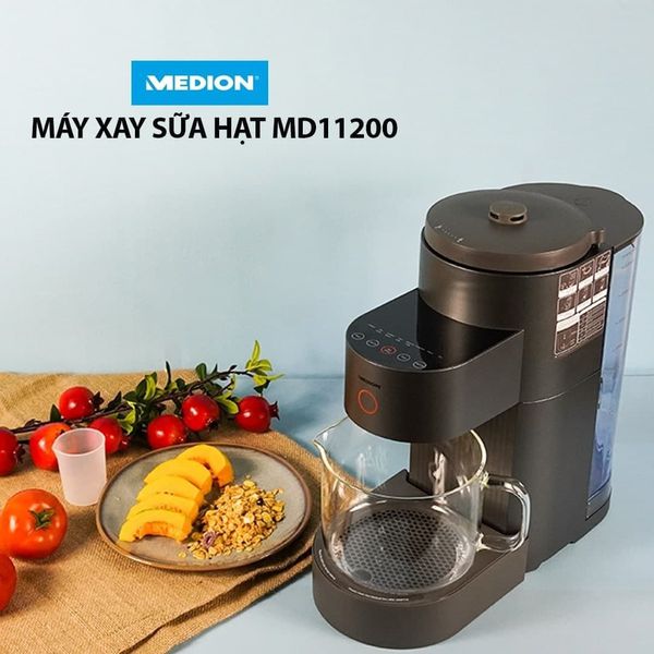 Máy làm sữa hạt medion md11200, hàng chính hãng, bảo hành 12 tháng - freeship