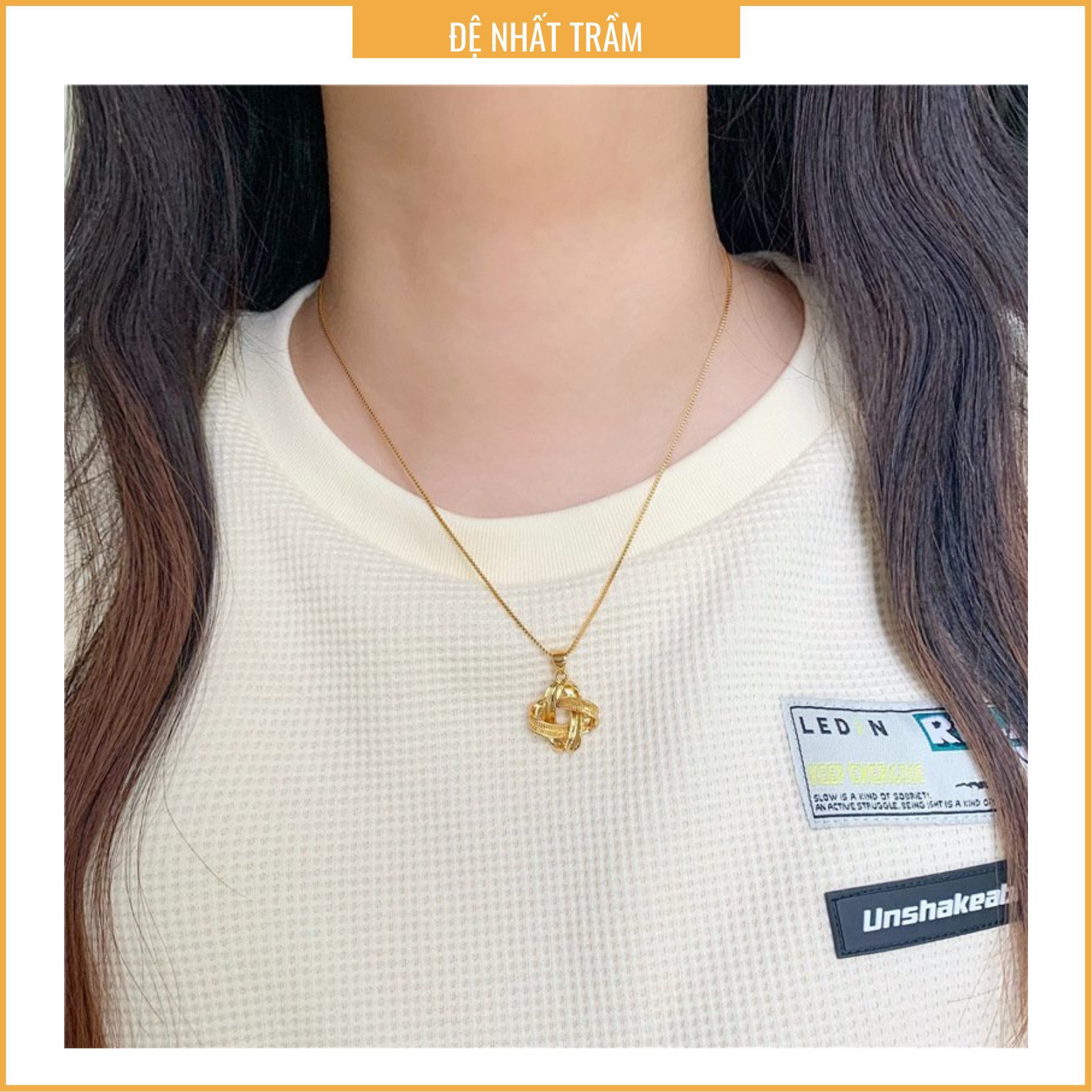 Dây chuyền nữ mạ vàng 18k cao cấp mẫu hot nhất hàn quốc, vòng cổ, mặt dây chuyền nữ hot nhất, thời trang, cao cấp