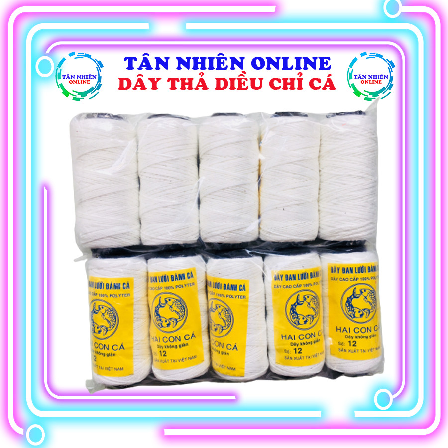 Dây thả diều chỉ cá không giãn chất lượng cao, thả diều thả ga, diều thả, Tân Nhiên Online