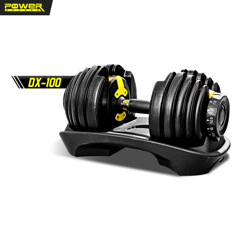 POWER REFORM ดัมเบลปรับน้ำหนัก ดัมเบล ที่ยกน้ำหนัก เปลี่ยนน้ำหนักสูงสุด 41 Kg.พร้อมที่วางดัมเบล Adjustable dumbbell ราคา 2,390 บาท*ส่งฟรี