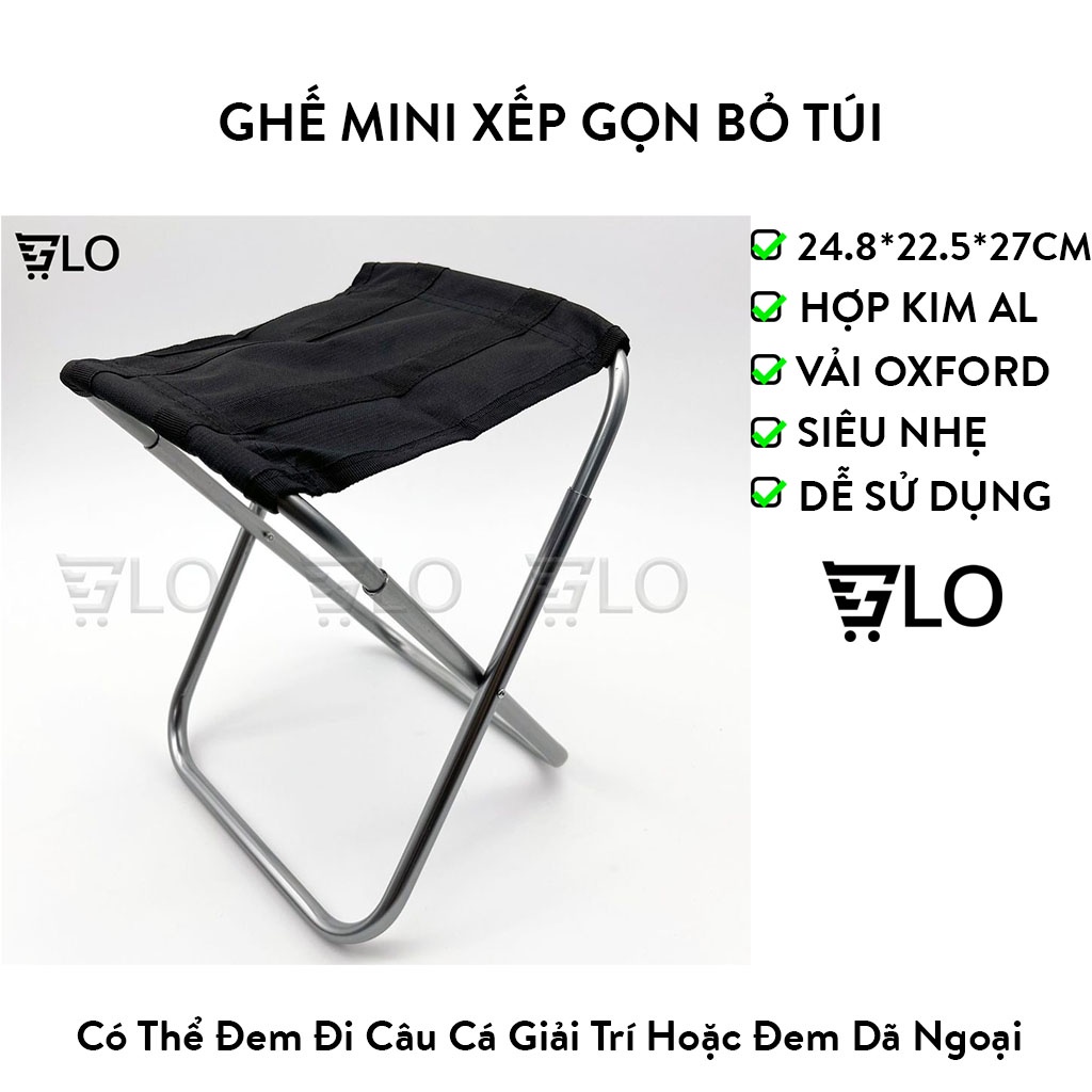 Ghế mini xếp gọn bỏ túi