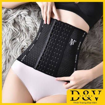 Đai nịt bụng, đai gen bụng 6 nấc móc cài có thanh chống cuộn, đai giảm mỡ giảm đau lưng, thon gọn eo ngay khi sử dụng (Thời Trang Đại Vân)