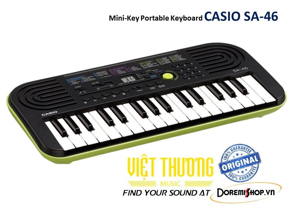 Đàn organ mini trẻ em chính hãng CASIO Mini-Key Portable Keybiard SA-46