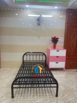 Giường sắt mỹ nghệ nhiều kích thước 1m đến 1m8 x 2m  Đại Thành