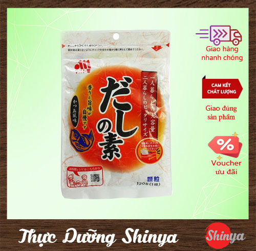 Bột nêm dashi cá ngừ -khối lượng tịnh: 120g