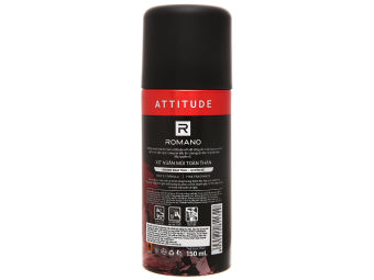 Xịt ngăn mùi toàn thân Romano Attitude 150ml