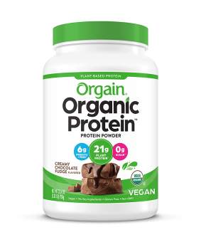 Orgain Organic Plant Based Protein Powder, Creamy Chocolate Fudge -  2.03 Pound