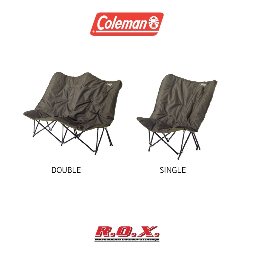 COLEMAN JP COMFORT SOFA CHAIR   เก้าอี้โซฟา เก้าอี้แคมป์ปิ้ง เก้าอี้พับได้ เก้าอี้พกพา - ยี่ห้อ Coleman ราคา 2,900 บาท*ส่งฟรี