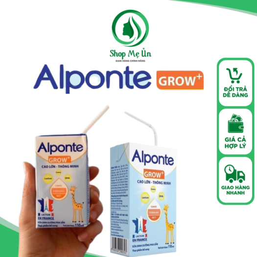 1Thùng ( 48 hộp )Sữa Bột Pha Sẵn Alponte Grow 110ML  Từ 1 Tuổi Trở Lên  Giúp Trẻ Cao Lớn  Thông Minh Phát Triển Chiều cao vượt trội