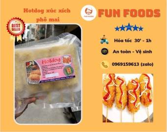 Hotdog xúc xích phô mai kiểu Hàn Quốc 5 cái (Hỏa tốc 113h)