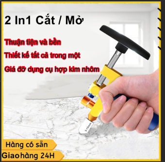 Máy cắt thủy tinh 2 trong 1 có bánh xe Kim cương Máy cắt gạch gốm thủy tinh bằng tay