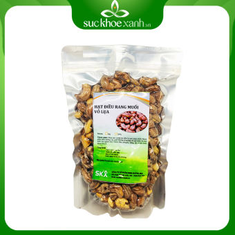 Hạt điều vỏ lụa rang muối (500g)