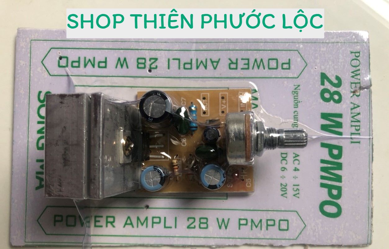 Bo mạch khuếch đại loa âm thanh 28w pmpo ma.1228 -song mã