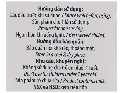 Lốc 4 hộp sữa chua uống vị cam Ecomilk 180ml