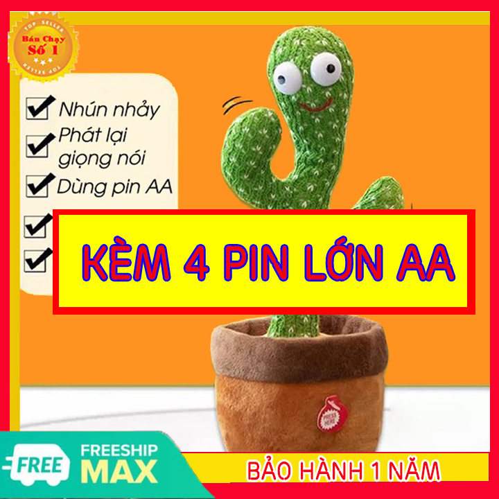 [HÀNG TỐT]  Xương rồng nhảy múa,Chậu xương rồng lắc lư, Xương rồng vui nhộn, Xương rồng uốn éo, Xương rồng biết hát, Xương rồng nhại lời, Xương rồng biết múa, Xương rồng dễ thương, Xương rồng nhồi bông