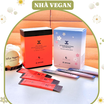 <1 gói> MẶT NẠ NGỦ JAYJUN  INTENSIVE BRIGHTENING/REAL WATER BRIGHTENING BLACK HYDRO SLEEPING PACK 4ML
