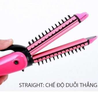 Máy duỗi tóc 3 in 1 Nova - máy uốn duỗi tóc mi - máy uốn duỗi bấm tóc - Máy duỗi tóc mini  - Uốn Tóc Làm Xoăn Tóc