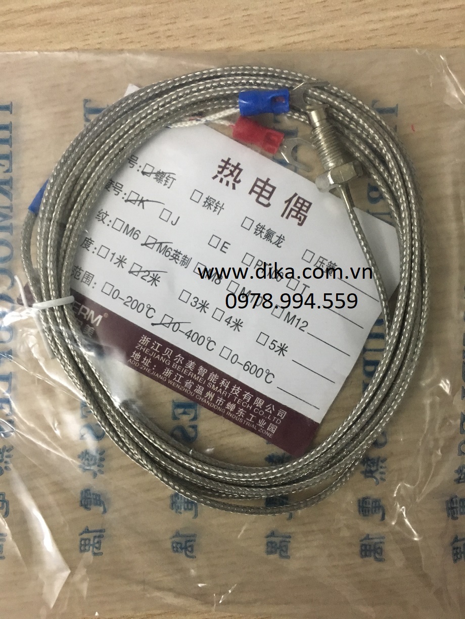 Can nhiệt k - can k m6 dải nhiệt đo 0~400 oc