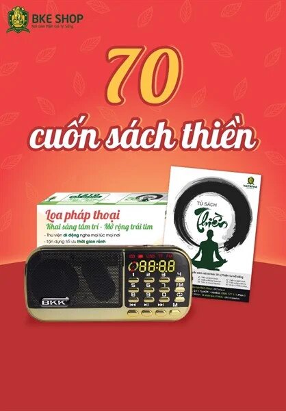 Loa Đài Pháp Thoại 70 Cuốn sách thiền