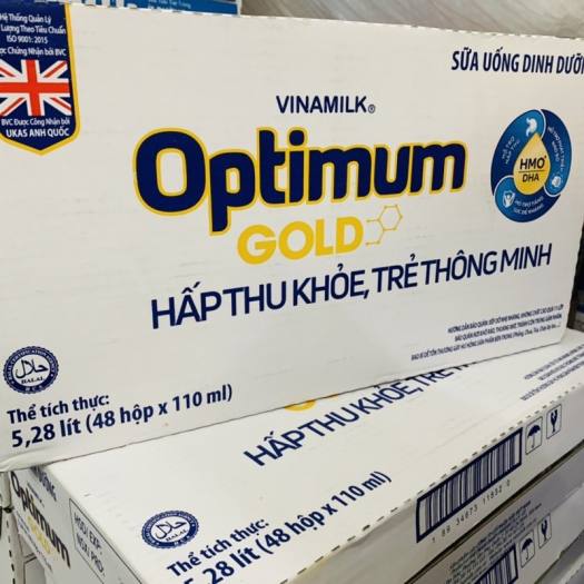 SỮA BỘT PHA SẴN OPTIMUM GOLD 48 hộp 180ML