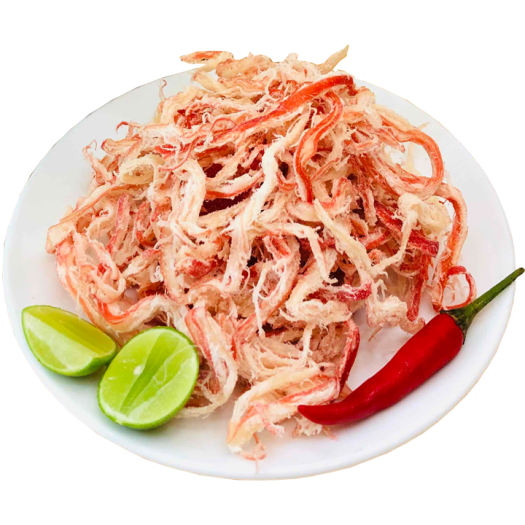 KHÔ MỰC XÉ SỢI HẤP NƯỚC DỪA - HŨ 200G ( MÓN ĂN VẶT GIÁ RẺ)