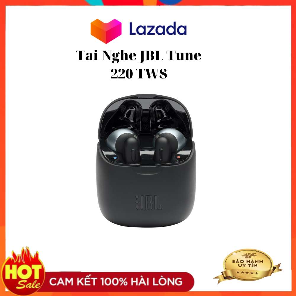 Tai nghe bluetooth- tai nghe bluetooth không dây jbl tune 220- bluetooth 5.0 - chuẩn công nghệ bluetooth 5.0 phủ sóng xa - chống nước ipx5- bh 12 tháng