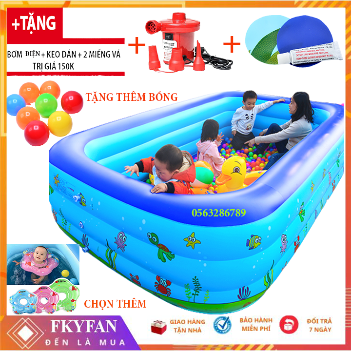 Bể bơi cho bé 2m6,2m1,1m8,1m5,1m3,1m1, be boi , bể bơi phao trẻ em , hồ bơi cho bé, hồ bơi phao người lớn ,hồ bơi trong nhà, bể phao bơi trẻ em 3 tầng cao cấp 2023