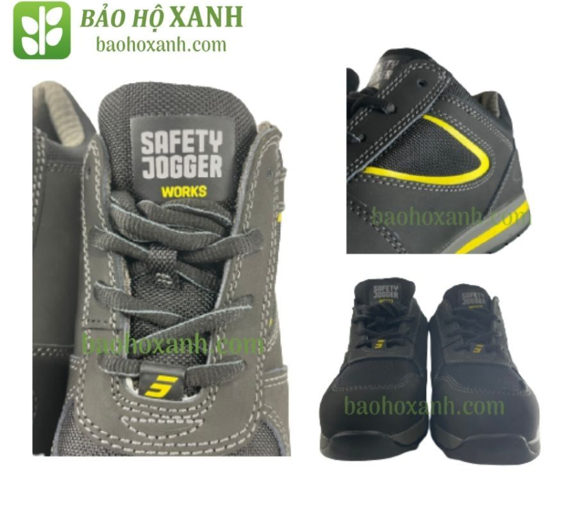 [CHÍNH HÃNG]Giày Bảo Hộ Lao Động Safety Jogger Turbo Kiểu Dáng Thể Thao - GBH0036