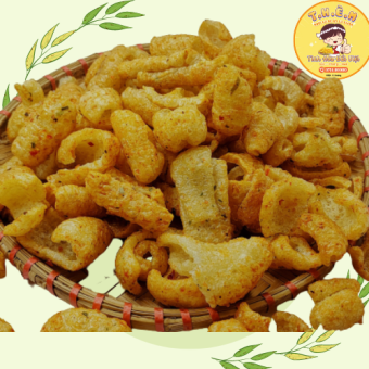 Da heo cháy tỏi ớt chiên giòn mắm tỏi