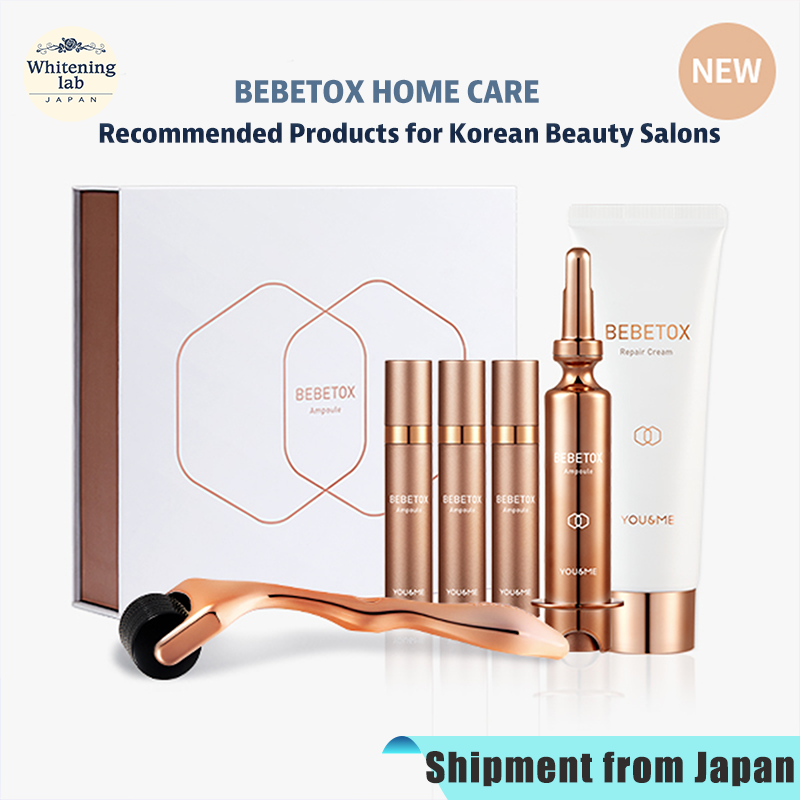 Gambar K beauty NEW BEBETOX SKIN REPRODUCTION PROGRAM (AMPOULES WITH ROLLER) Anti Aging Moisturizing Pore Control Even out Skin Tone Texture Skin Care K beauty Skin Soothing Whitening Lab