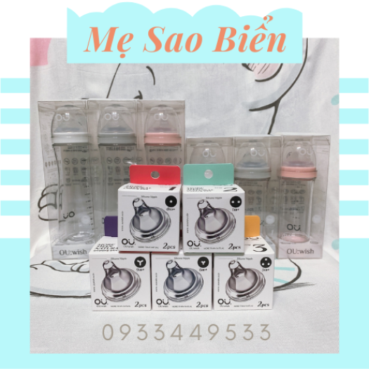 Bình và núm ty Ou: wish Hàn Quốc