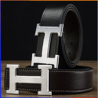 Thắt lưng nam da mặt chữ H