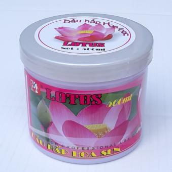 Kem ủ hấp dầu bóng tóc phục hồi hư tổn Hoa Sen Lotus 500m