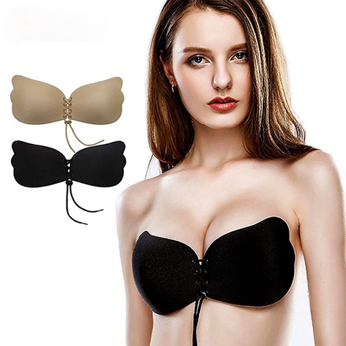 Round Shape Strapless Inserts Backless Sticky Frontless Adhesive Invisible  Nipple Cover Silicone Bra - China Lingerie and Underwear price