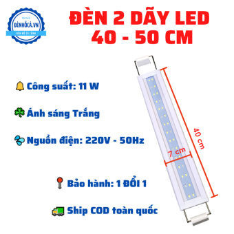 Đèn hồ cá 40 - 50cm ÁNH SÁNG TRẮNG dành cho hồ cá , hồ thủy sinh từ 40 đến 50cm