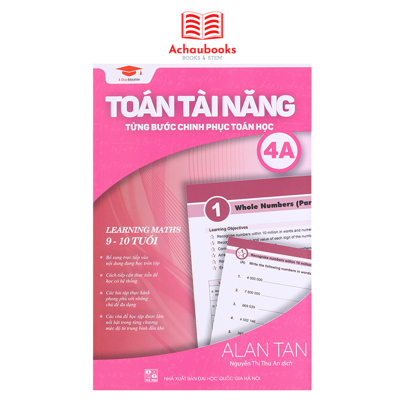 Sách toán tài năng 4a - toán lớp 4 - á châu books