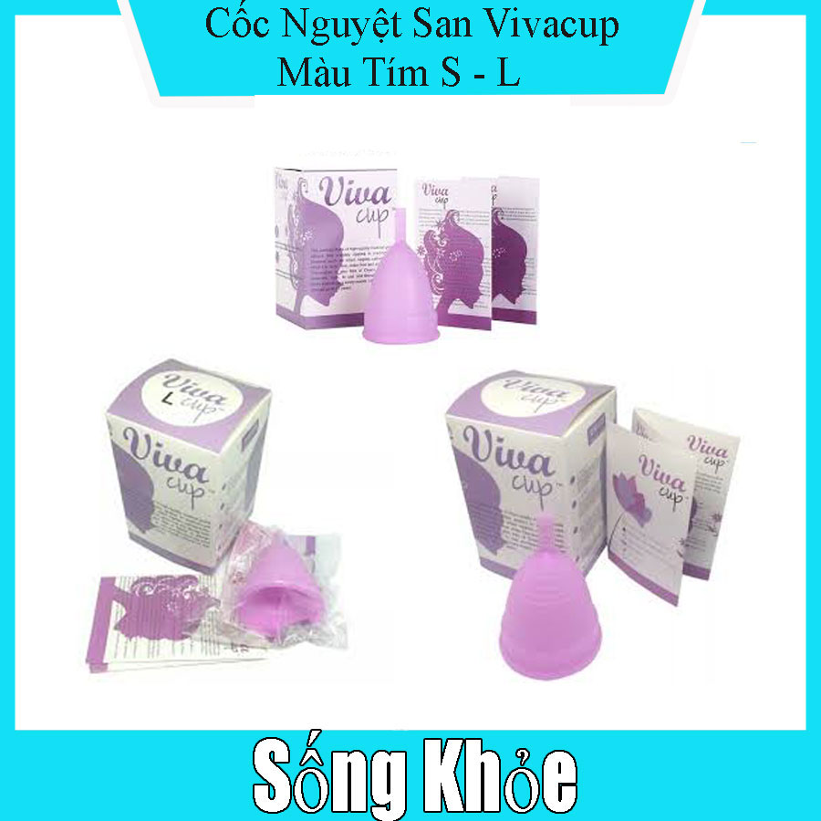 Combo 2 cốc nguyệt san vivacup, size s + l