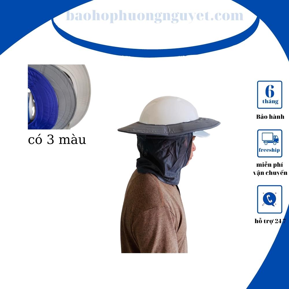 Vành mũ che nắng, vành mũ bảo hộ che nắng vải kaki nhiều màu sắc