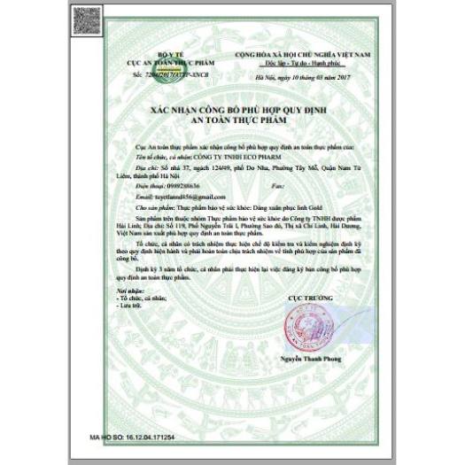 Giảm cân Dáng Xuân Phục Linh Gold